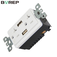 ТР-BAS20-2USB американская розетка 125в тр стены USB разъем